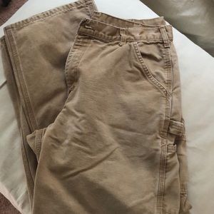 Carhartt Mens Work Pants W34 L 32